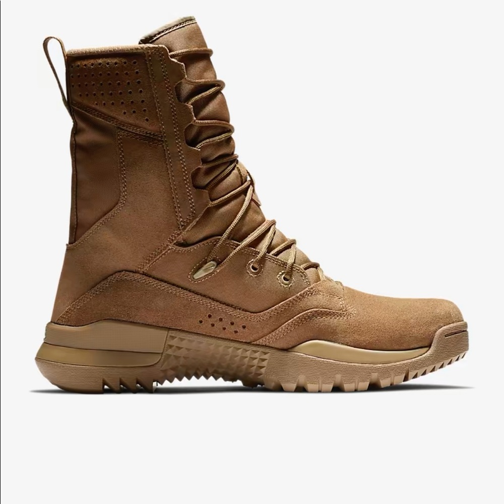 Nike Women's Lace-Up Tactical Boot in Tan